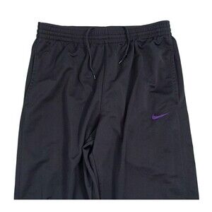 Nike Men's XL Elite THERMA-FIT Basketball Training Gym Pants Black Purple